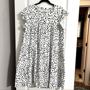 Tiered Swing Tunic Dress